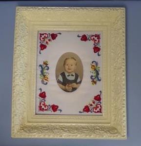 Rosemaling Picture Mat